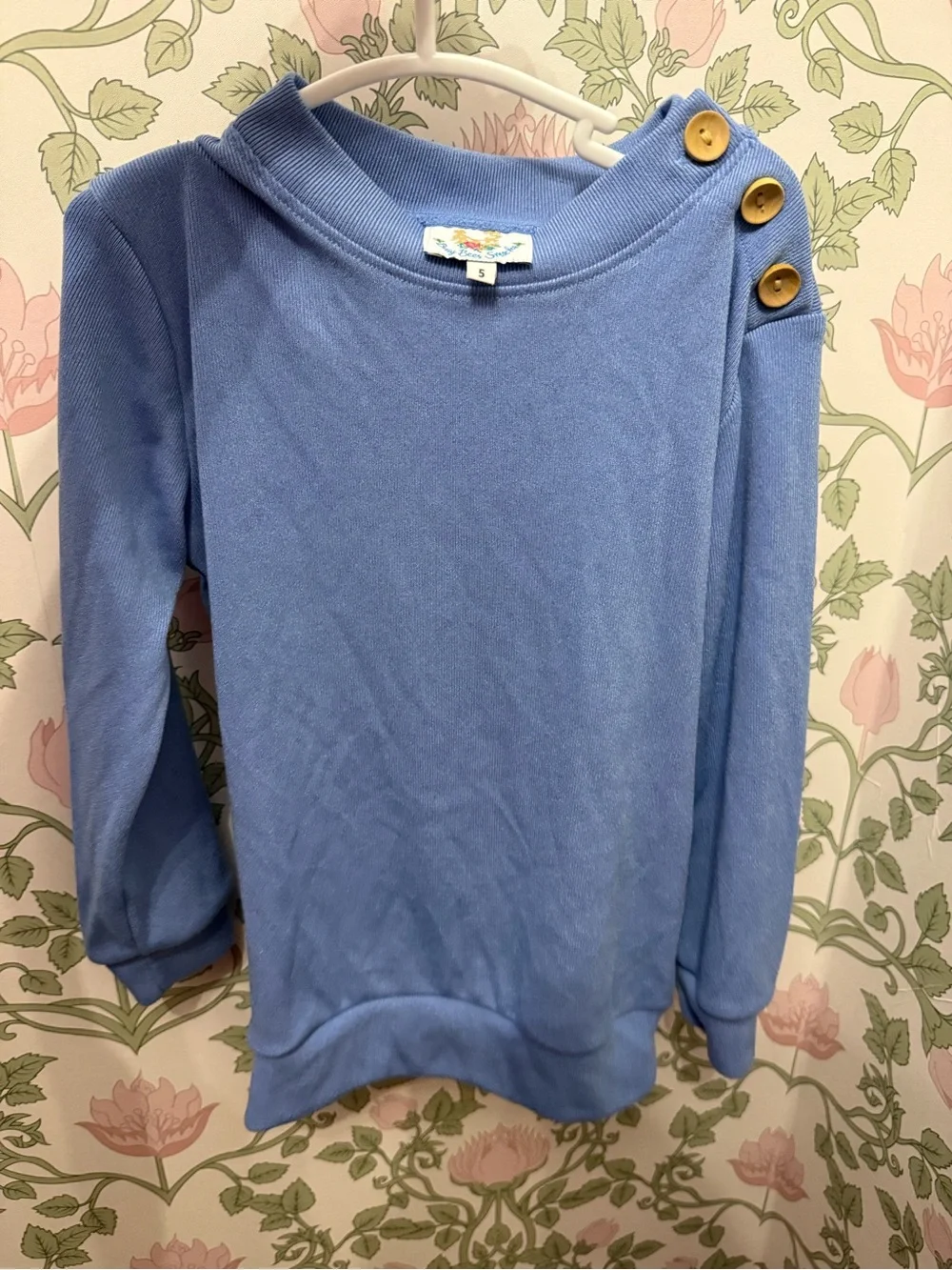 Mom + Mini Match Jogger Sets- Blue- S & 5T